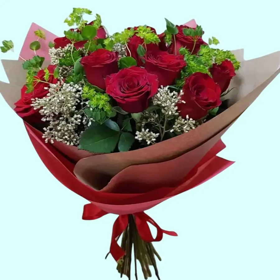 Amor Bonito ramo de 24 rosas rojas