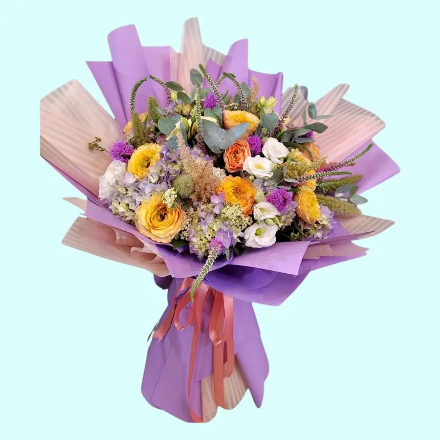 El Más Cute arreglo grande con flores frescas de temporada